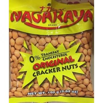 6 Nagaraya Garlic Original Flavor Cracker Nuts 160g