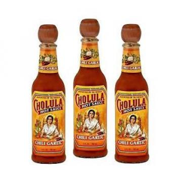Cholula Chili Garlic Flavor 5 oz. Bottles (Set of 3)