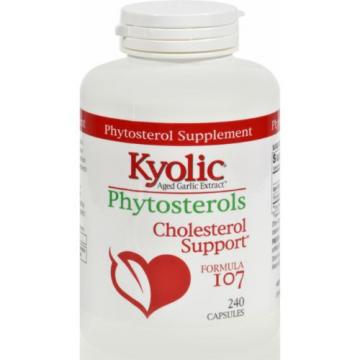 Kyolic Aged Garlic Extract Phytosterols Formula 107 - 240 Capsules