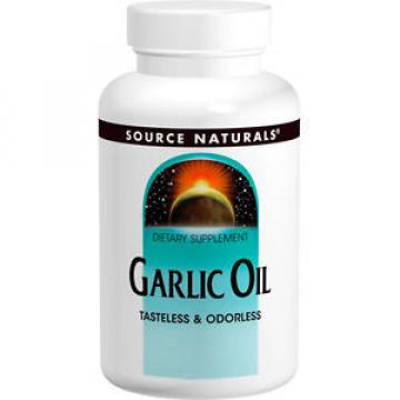Source Naturals Garlic Oil 10 mg 250 Softgels