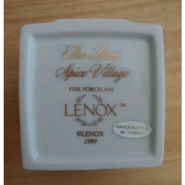 Vintage Replacement 1989 Lenox Spice Jar ~GARLIC~ Spice Village Collection