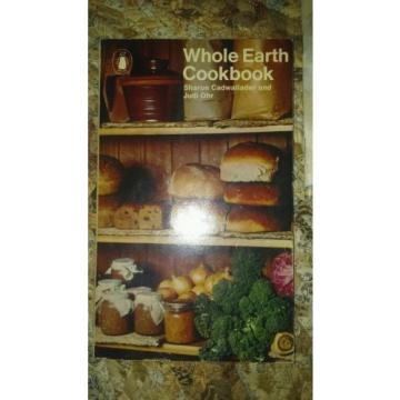 Lot 3 Cookbooks WHOLE EARTH COOK BOOK, Garlic, Favourite Biscuits