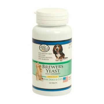 Four Paws Brewers Yeast Tablets with Garlic 125ct