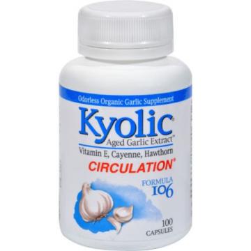 Kyolic Aged Garlic Extract Healthy Heart Formula 106 - 100 Capsules
