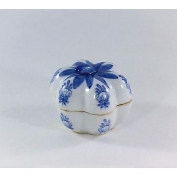 Blue and White Garlic Bulb Ring Box made in China