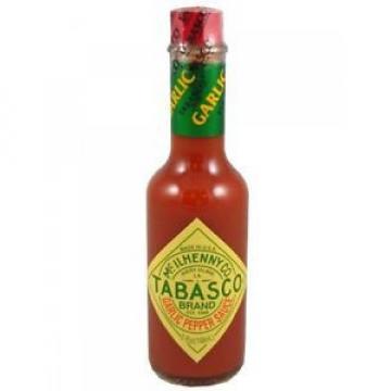 Tabasco Sauce Pepper Garlic 5 oz (Pack of 3)