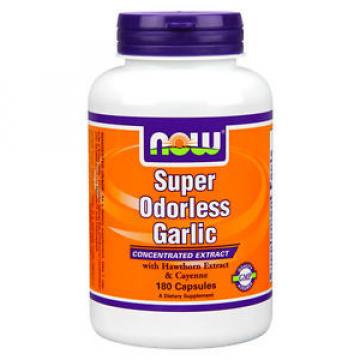 New - NOW Foods Super Odorless GarliC-5000 mg 180 Caps