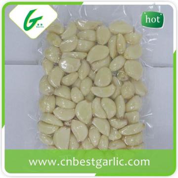 Single clove fresh peeled garlic