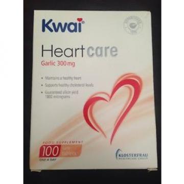 New | Kwai Heartcare One A Day Garlic 300mg Tablets | 100 Tablets