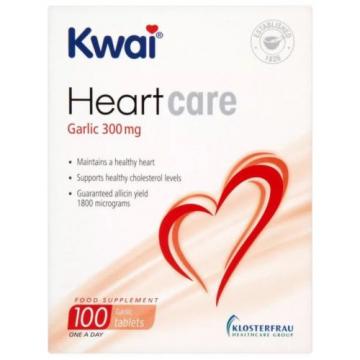 Kwai Heart Care Garlic Tablets (100) NEW IN BOX Exp 08 / 2018