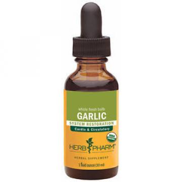 HERB PHARM - Garlic Extract for Cardiovascular and Circulatory Support - 1 oz