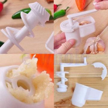 Multifunctional Garlic Ginger Crusher Grinder Press Rotate Kitchen Gadget TW