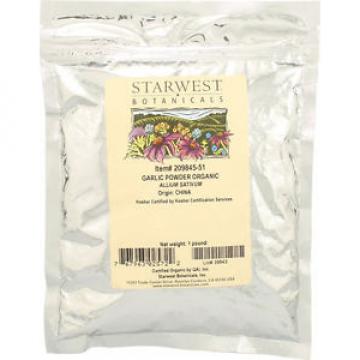 Starwest Botanicals Organic Garlic Powder - 1 lbs