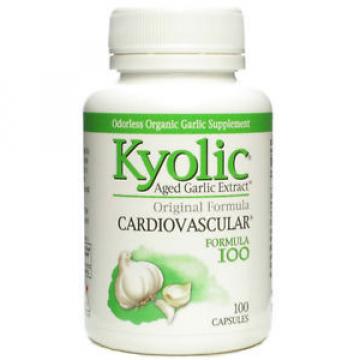 Kyolic Aged Garlic Extract Formula 100 High Potency - 100 Capsules