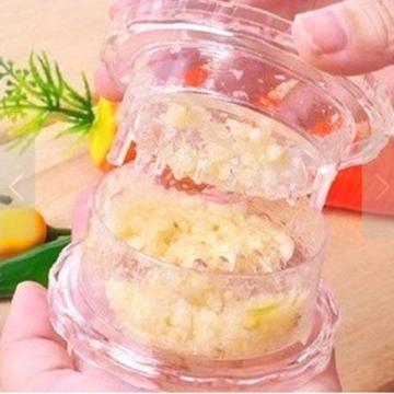 New Kitchen Hand Tools Plastic Garlic Press Presser Crusher Masher Cutter Slicer
