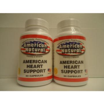 60 X 2 = 120 capsules HEART SUPPORT HAWTHORNE BERRIES GARLIC COQ10 VITAMIN E C