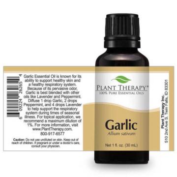 Garlic Essential Oil. 30 ml (1 oz). 100% Pure, Undiluted, Therapeutic Grade