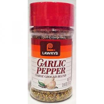 Lawry&#039;s Garlic Pepper 2.6 oz Lawrys