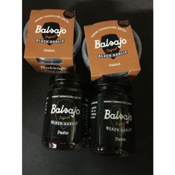 Balsajo Peeled Black Garlic Pot 50g (2off) Balsajo Original Black Garlic Paste 2