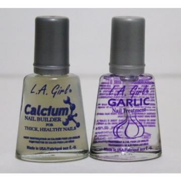 LA GIRl Calcium  or Garlic Nail Builder Nail Treatment Nail Polish 0.41fl oz USA