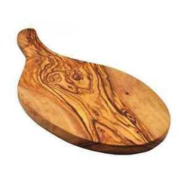 NEW Naturally Med - Olive Wood Garlic Chopping / Cutting Board FREE SHIPPING
