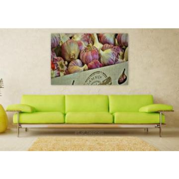 Stunning Poster Wall Art Decor Garlic Spice Food Herb 36x24 Inches