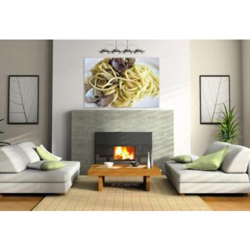 Stunning Poster Wall Art Decor Spaghetti Pasta Clams Garlic 36x24 Inches