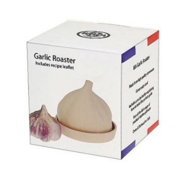 BIA Stoneware Garlic Roaster For Perfectly Roasted Garlic Gift Boxed New
