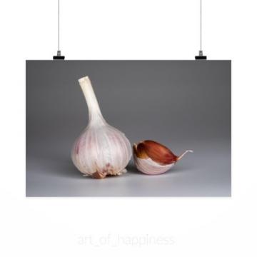 Stunning Poster Wall Art Decor Garlic Food Spices Taste Health 36x24 Inches