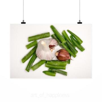 Stunning Poster Wall Art Decor Garlic Food Spices Taste Health 36x24 Inches