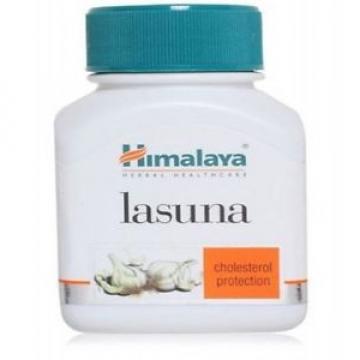 2 X Himalaya Herbals lasuna Garlic 60 Capsules Free Shipping