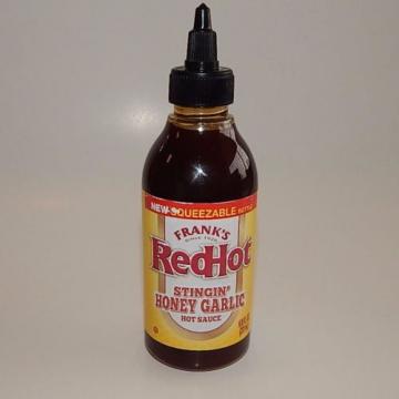 Franks RedHot Stingin Honey Garlic Hot Sauce Squeezable Bottle 6.8 Fl oz