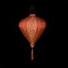 24&#034; Red / Orange Vietnamese Silk Lantern, Garlic Umbrella