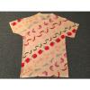 Sabra Hummus Rare Promo T-Shirt Sz M All-Over Print Red Green Pepper Garlic #2 small image