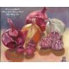 Onions &amp; Garlic, Original Still-life Oil Painting, Artist Signed, 2000-Now