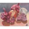 Onions &amp; Garlic, Original Still-life Oil Painting, Artist Signed, 2000-Now #2 small image