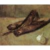 Vincent Van Gogh Still Life with Bloaters and Garlic 1887 Vintage Print