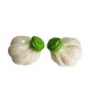 Garlic Bulbs Vegetable Ceramic Salt and Pepper Shakers Set S&amp;P #1 small image