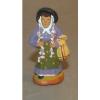 NEW Woman carrying garlic  4 cm Santons Fouque #1 small image