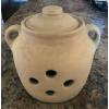 Monmouth Western Garlic Keeper w/ Lid  Stoneware Pottery #1 small image