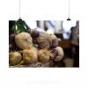 Stunning Poster Wall Art Decor Garlic Market Food Vegetarian 36x24 Inches #2 small image