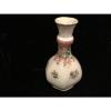 Antique Chinese Qianlong period 18thC 10&#034; Garlic neck fluted porcelain vase #2 small image