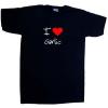 I Love Heart Garlic V-Neck T-Shirt