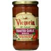 NEW Victoria 25 oz. All Natural Roasted Garlic Sauce #1 small image