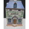 Lenox Porcelain  Spice Jar &#034;Spice Village&#034; 1989 Garlic #1 small image