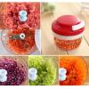 Vegetable Onion Garlic Food Slicer Chopper Cutter Kitchen Peeler Dicer Container #1 small image