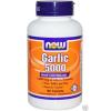 NEW NOW FOODS GARLIC 5000 TABLET ODOR CONTROLLED DIETARY SUPPLEMENT 90 Tablets #1 small image