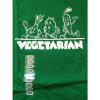 NEW Retro VEGETARIAN Green Large T-shirt | Cute Vegetables Garlic Potato Carrot #3 small image