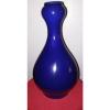 Big Vintage Chinese Monochrome Purple  Glaze  Porcelain Garlic Shap Vase #1 small image
