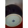 Big Vintage Chinese Monochrome Purple  Glaze  Porcelain Garlic Shap Vase #4 small image